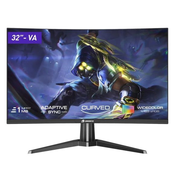 GameBooster 32" GB-3218CF 180Hz 1ms Va Fhd 1920×1080 Hdmı-1+Dp-1 Rgb Curved R1500 Gaming Monitör