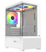 PowerBoost PB-M5001W 500w 3-12cm Rainbow Fanlı USB 3.0 Seaview M-ATX Gaming Beyaz Kasa - Görsel 2