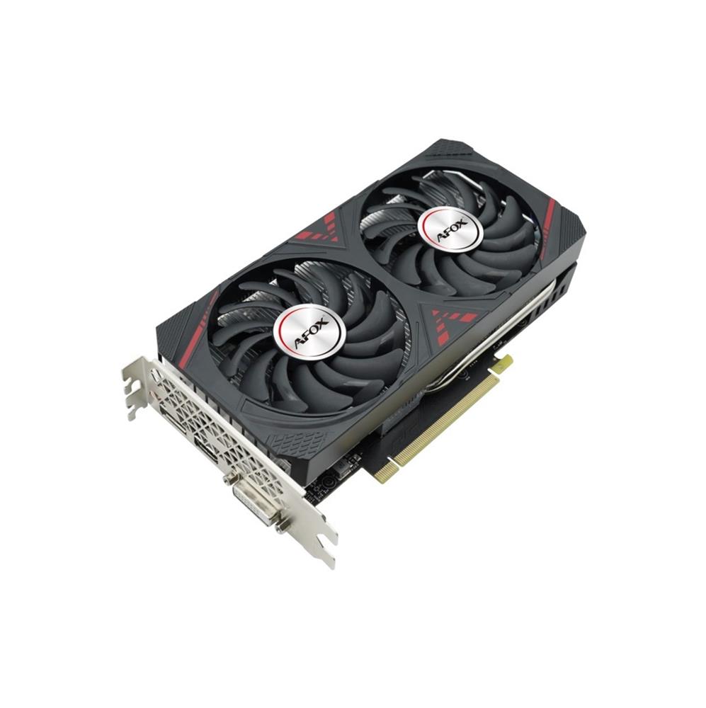 121968 Afox Geforce GTX1660TI 6gb 192bit AF1660TI-6144D6H4 Dp DVI HDMI Atx Dual Fan Retail Pack Ekran Kartı - Görsel 1