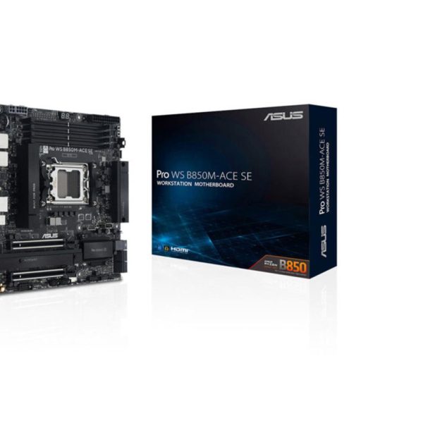 Asus Pro WS B850M-ACE SE AMD AM5 DDR5 Micro ATX Anakart