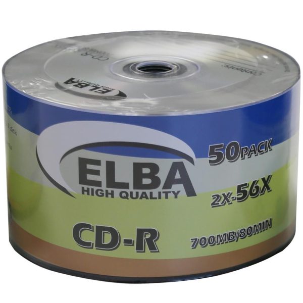 Elba CD-R 700MB-80MIN 56x 50li Shrink
