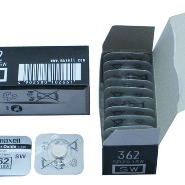 Maxell Sr-721Sw-362 10lu Paket Pil