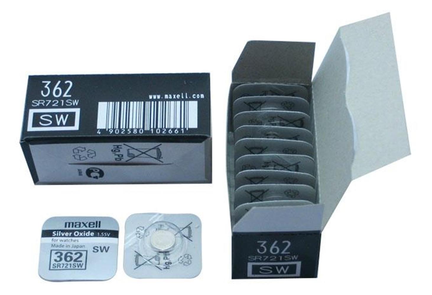 34888 Maxell Sr-721Sw-362 10lu Paket Pil - Görsel 1
