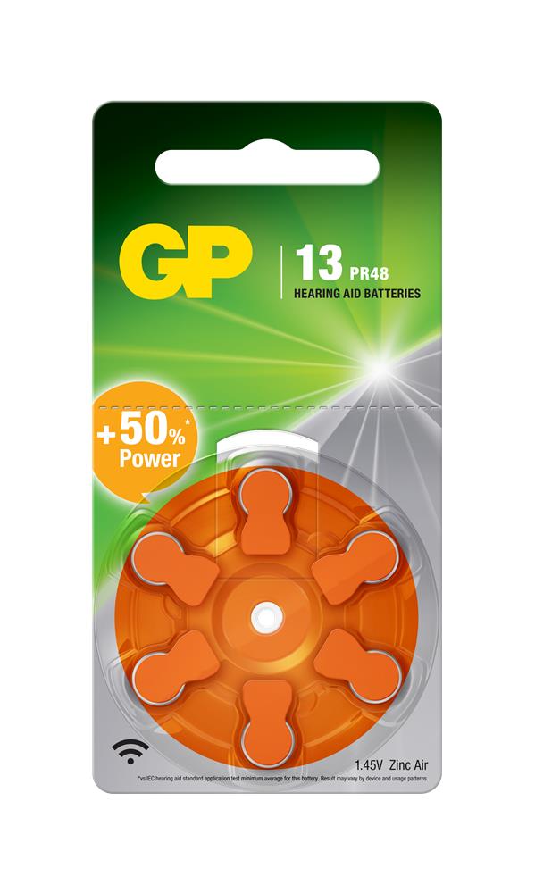 36704 GP ZA13 1.4V Düğme Kulaklık Pili 6'lı Paket - Görsel 1