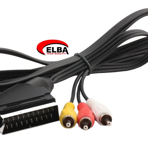 Elba C50338 Scart To 3Rca