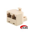 Elba 8P8C Jack- 2X8P8C Ja