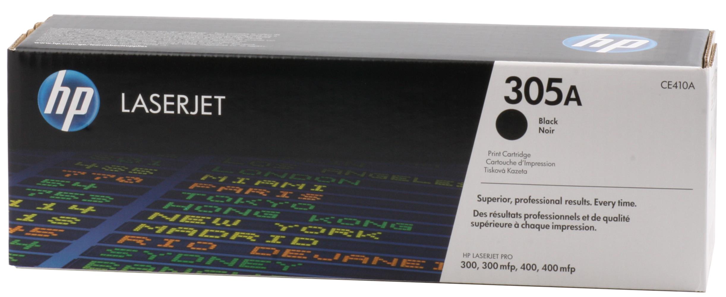 41581 HP 305A Black Siyah 2.200 Sayfa Toner CE410A - Görsel 1