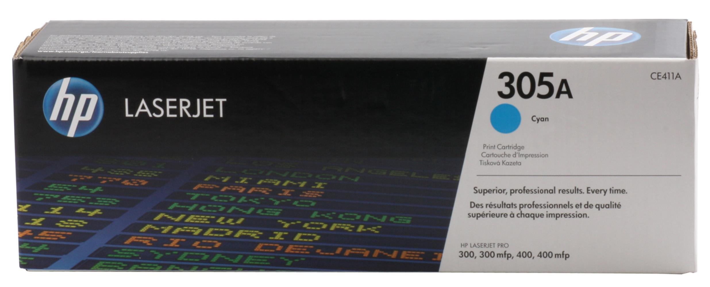 41582 HP 305A Cyan Mavi 2.600 Sayfa Toner CE411A - Görsel 1