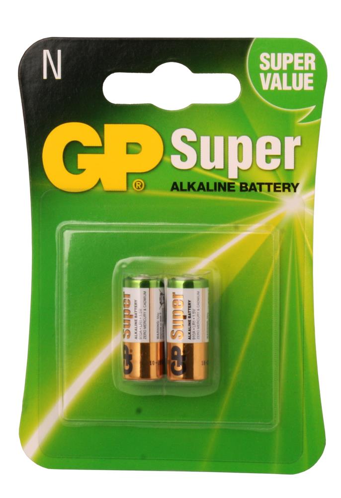 45154 GP GP910A Super Alkalin 2x LR1 1-2AA Yarım Kalem Pil - Görsel 1