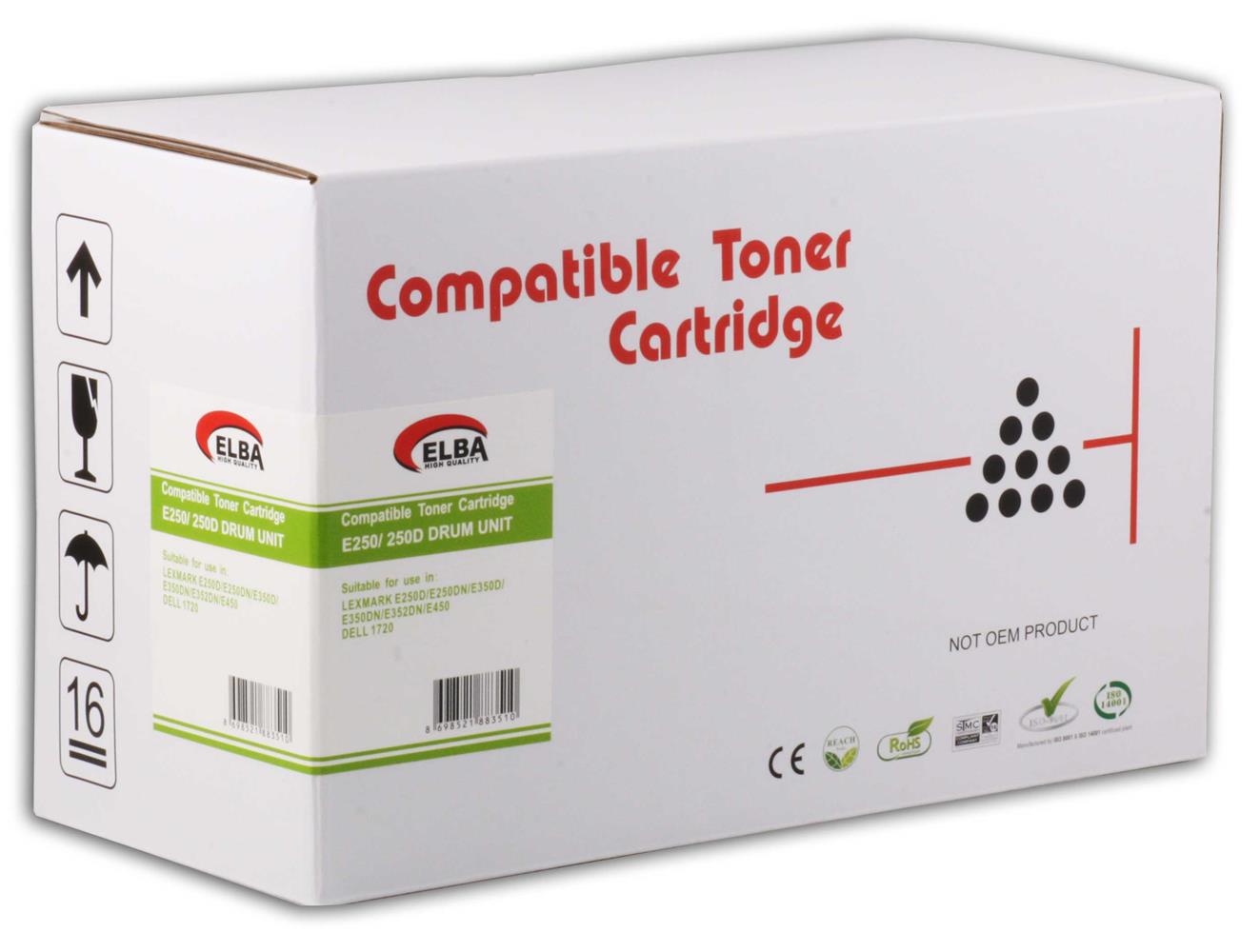 45358 ELBA LEXMARK E250-E350-E352-E45 TONER - Görsel 1
