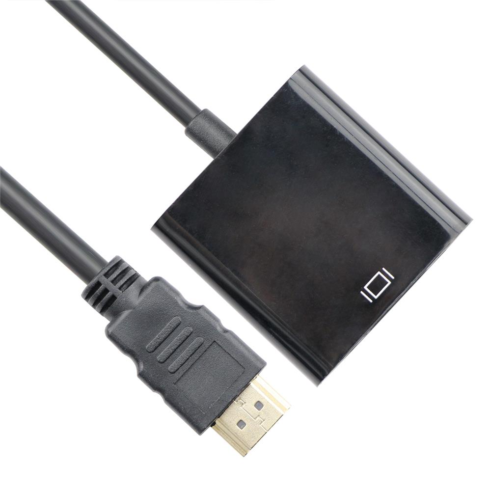 48495 Vcom CG591-B-0.15 Siyah Hdmi Erkek To Vga Dişi Dönüştürücü - Görsel 1