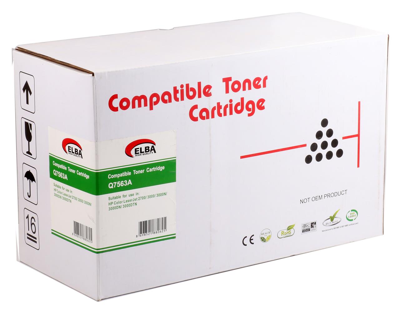 51851 ELBA HP 2700-3000 KIRMIZI TONER - Görsel 1
