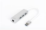 Digitus DA-70250 3 PORT 3.0 + ETHERNET SİYAH - Görsel 2