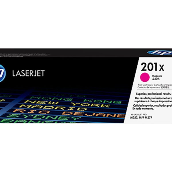 HP 201X Magenta Kırmızı Yüksek Kapasite 2.800 Sayfa Toner CF403X
