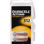Duracell 312 Numara Düğme Kulaklık Pili İşitme Cihazı İçin 6'lı Paket