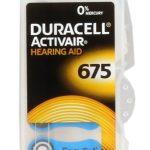 Duracell 675 Numara Düğme Kulaklık Pili İşitme Cihazı İçin 6'lı Paket