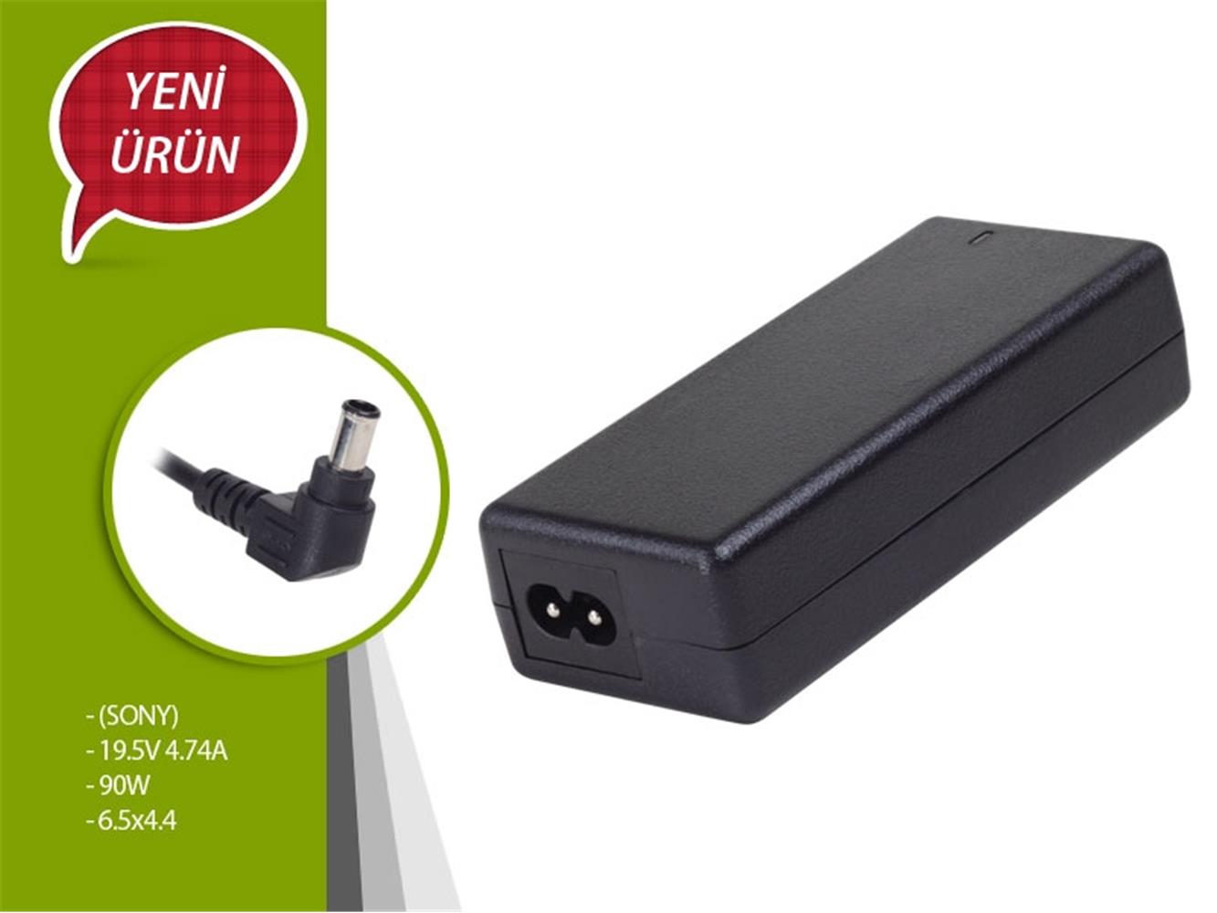 60840 Compaxe CLS-102 19.5V 4.74A 6.5-4.4 Notebook Adaptörü - Görsel 1