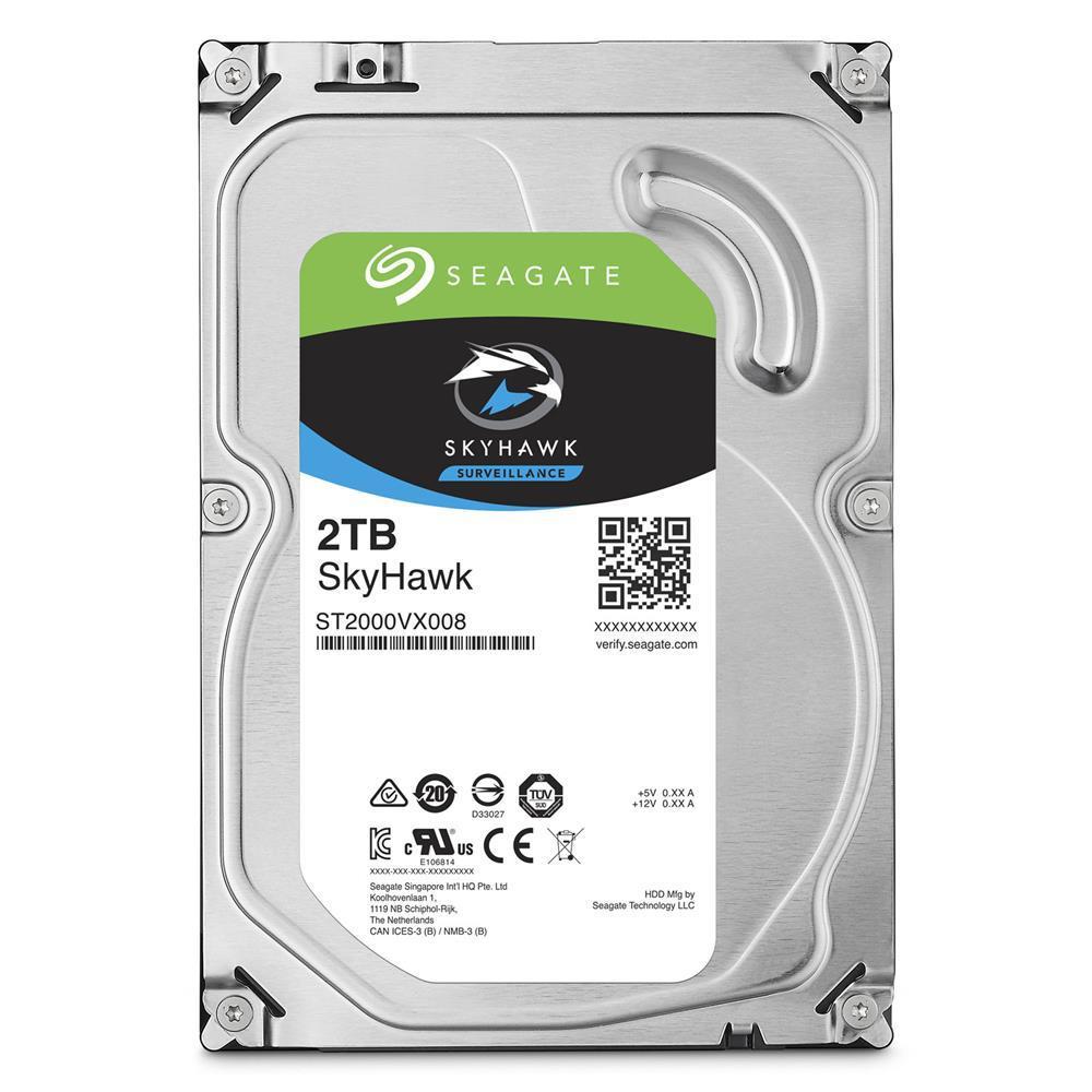 66067 Seagate 2Tb ST2000VX008 Skyhawk 3,5" 64Mb 5900Rpm St2000Vx008 Harddisk (İthalat) - Görsel 1