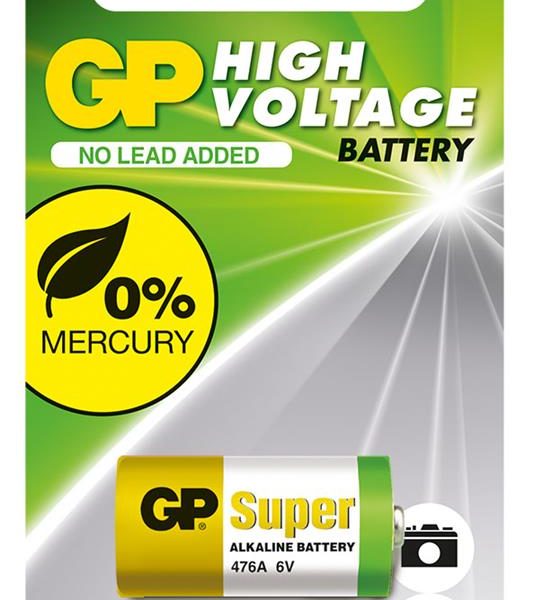GP GP476A 4LR44 6V Yüksek Voltaj Alkalin Pil