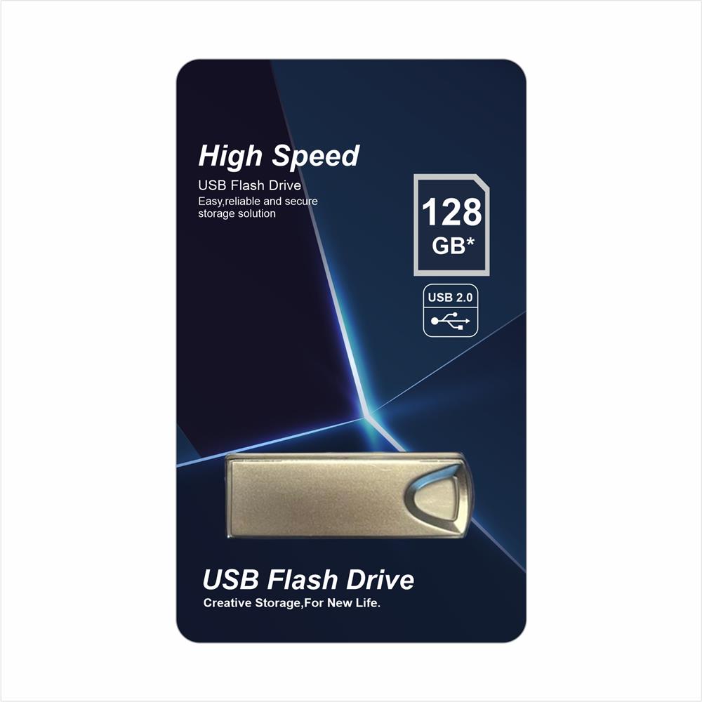 71093 Elba 128GB Metal 2.0 USB Flash Bellek - Görsel 1