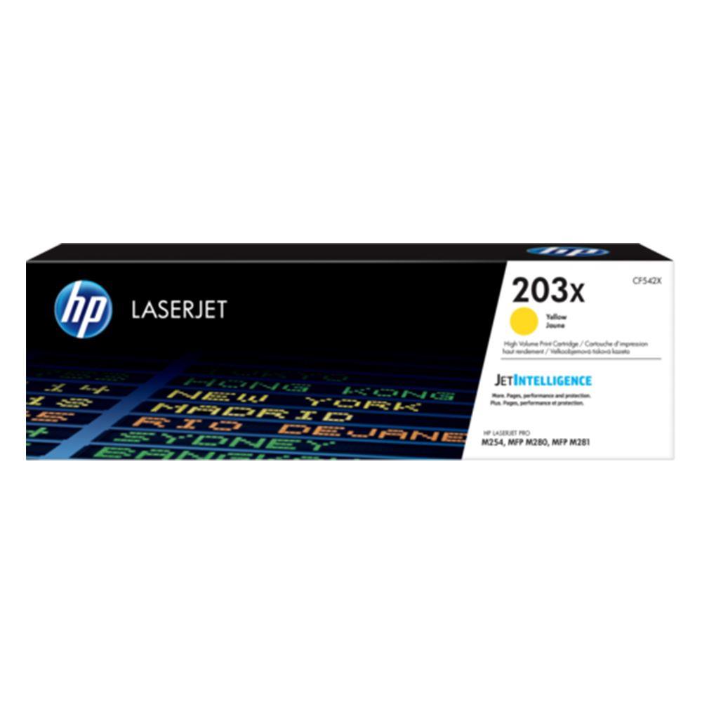 71721 HP 203X Yellow Sarı Yüksek Kapasite 2.500 Sayfa Toner CF542X - Görsel 1