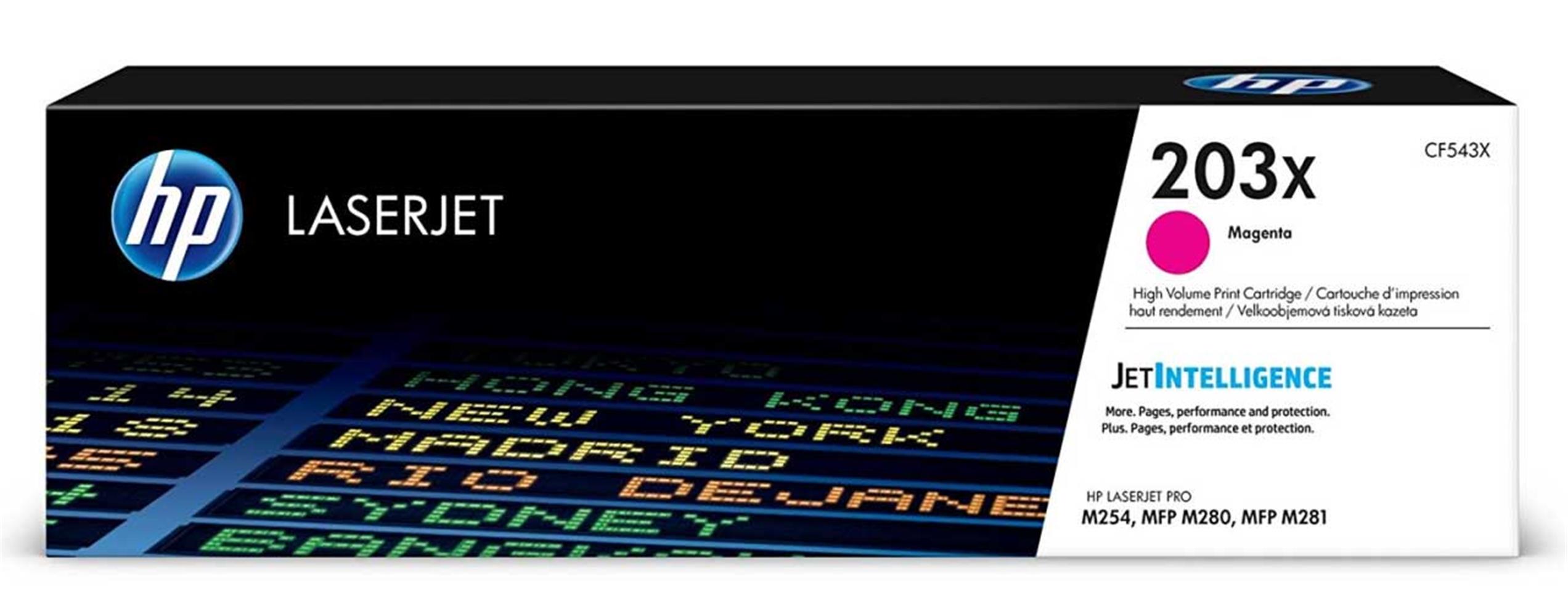 71722 HP 203X Magenta Kırmızı Yüksek Kapasite 2.500 Sayfa Toner CF543X - Görsel 1