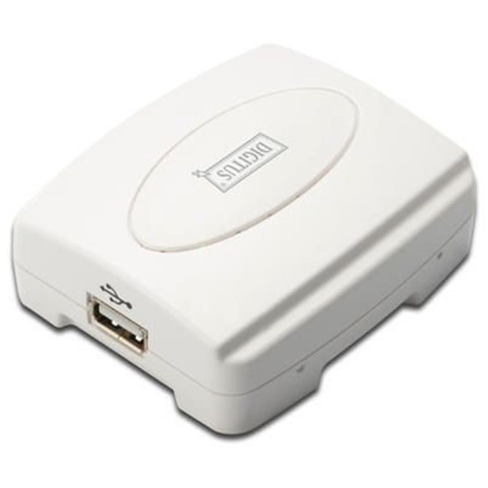 78996 Digitus DN-13003-2 1 port Fast Ethernet Print Server, 1 x Usb - Görsel 1