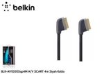 Belkin BLK-AV10005Q4M 4-V Scart 4m Siyah Kablo - Görsel 2