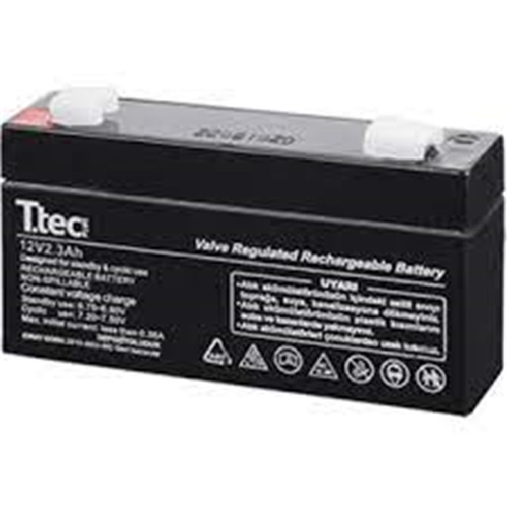 80225 Ttec 12V 2.3AH Bakımsız Kuru Akü Yatay - Görsel 1