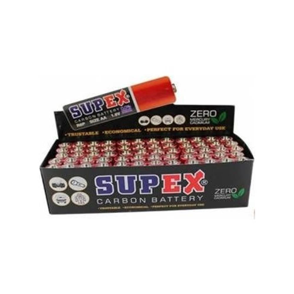 80809 Supex R6 Çinko 60lı Kalem Pil - Görsel 1