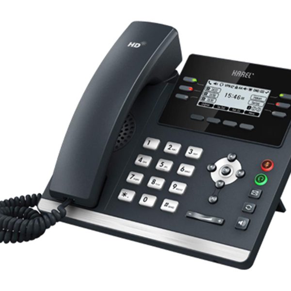 Karel IP131 IP Masaüstü PoE Telefon Adaptör Hariç