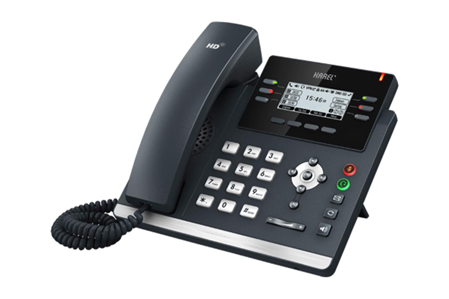 81585 Karel IP131 IP Masaüstü PoE Telefon Adaptör Hariç - Görsel 1