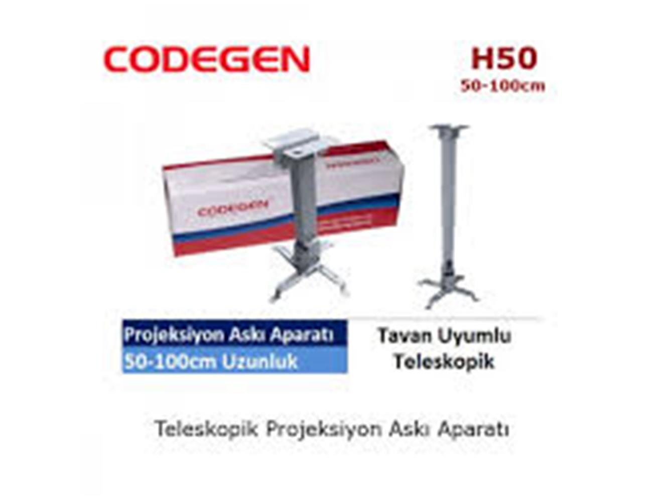 85800 Codegen H50 Tavan Asma Aparatı 50-100 cm (Teleskop - Görsel 1