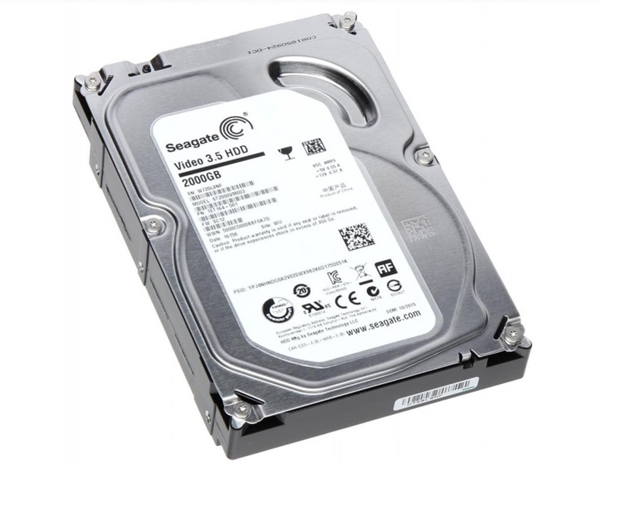 86953 Seagate 2Tb St2000Vm003 Sata3 64Cache 5900Rpm Hdd (7-24) Güvenlik Harddisk (İthalat) - Görsel 1