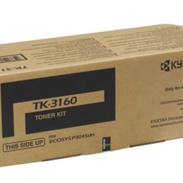 Kyocera TK-3160 Orjinal Fotokopi Toneri Ecosys M3145dn-3645dn  P3045-3055-3060-3065 12.500 Sayfa