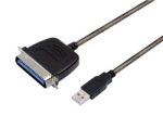 S-link Swapp SW-U614 Siyah USB to Parallel (CN36M) Kablo - Görsel 2