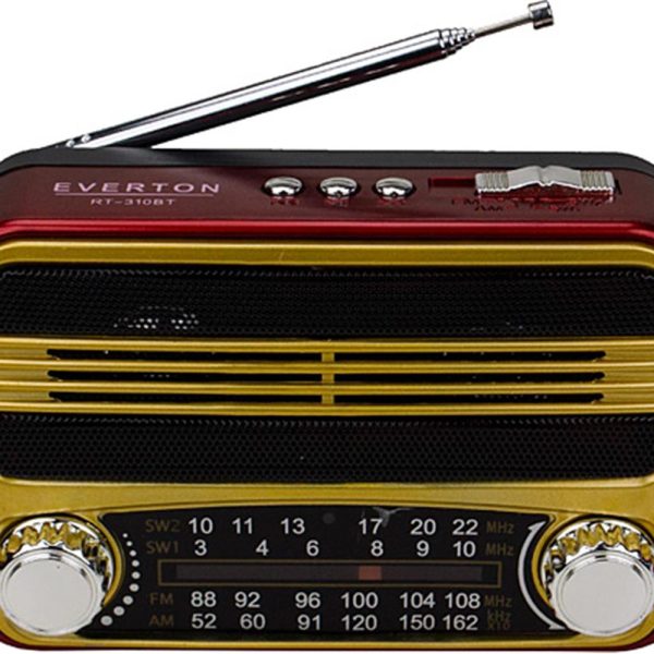 Everton Rt-310bt Bluetooth Fm-Usb-Tf Card- Şarjlı  Nostaljik Radyo