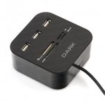 Dark UCR202 USB MicroSD-SD-MMC-M2-MS PRO DUO Kart Okuyuculu USB Çoklayıcı