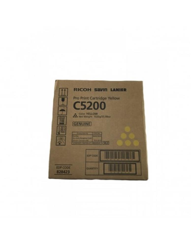 93664 Ricoh C5200Y Yellow Sarı Orjinal Fotokopi Toneri Pro C5200 24.000 Sayfa - Görsel 1