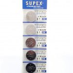 Supex CR2430-C5 3V Lityum Düğme Pil 5'li Paket