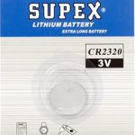 Supex CR2320 3V Lityum Tekli Paket Pil