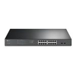 Tp-Link TL-SG1218MP 16 Port 10-100-1000 Poe+ Switch 2 Port SFP Çelik Kasa Rack Mount - Görsel 2