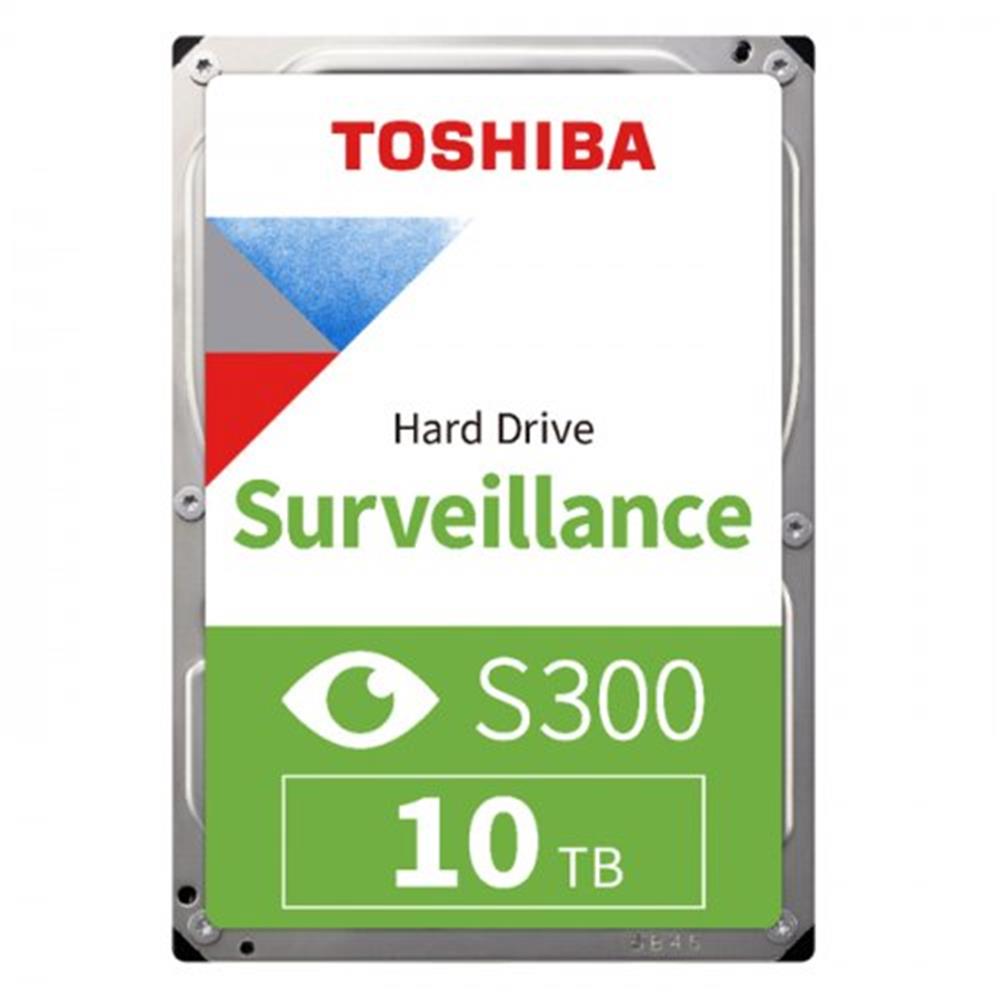 96180 Toshiba 10TB HDWT31AUZSVA S300 Surveillance HDWT31AUZSVA 256MB 7200Rpm Sata 3 7-24 Güvenlik Diski - Görsel 1