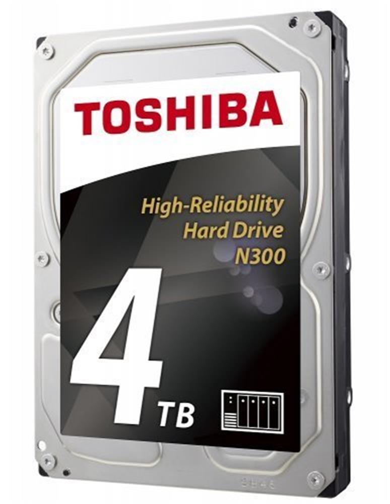 96388 Toshiba 4TB N300 HDWG440UZSVA 7200RPM 128MB SATA3 Nas Diski - Görsel 1