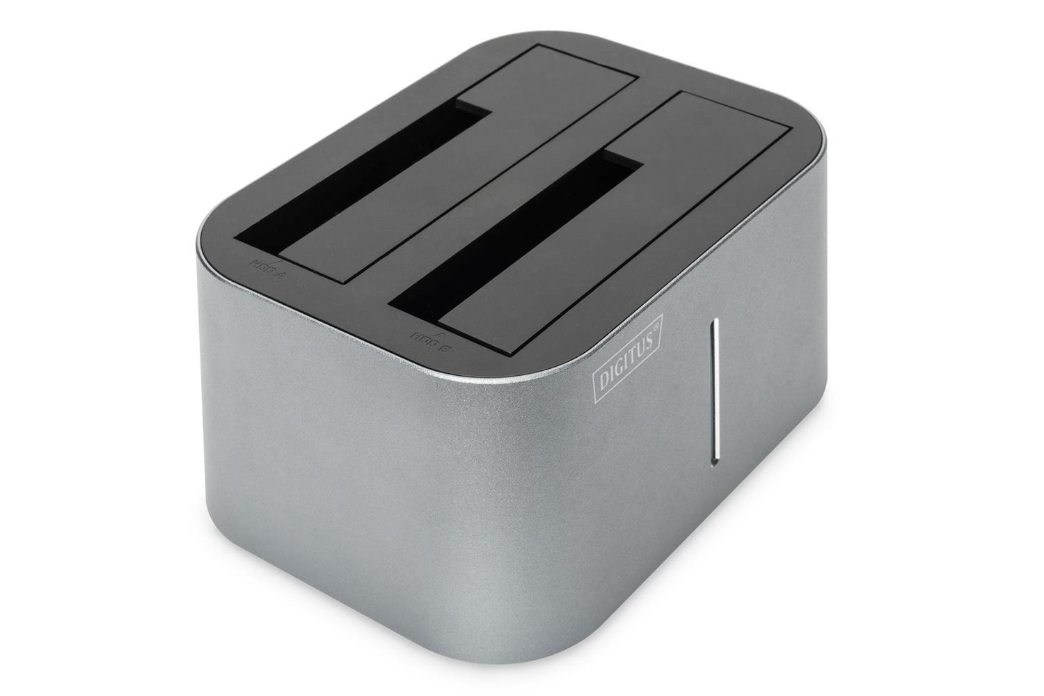 96694 Digitus DA-71540-1 2.5"-3.5" USB 3.0 2-port'lu SATA HDD Docking Station, kopyalama özelliği - Görsel 1