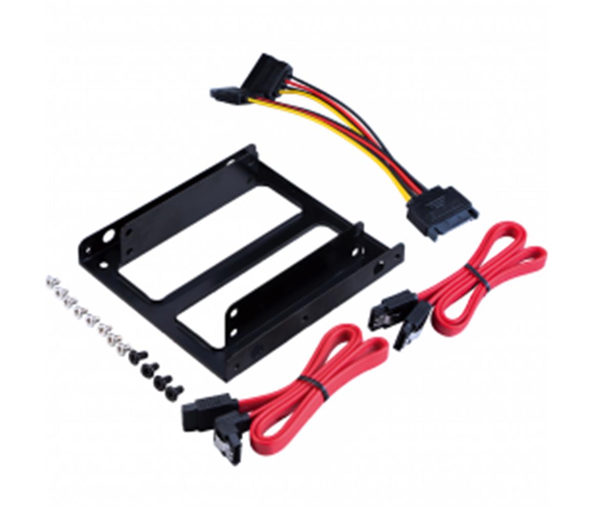 97711 Akasa AK HDA03 2 x 2,5" HDD 3.5" Adaptör + Sata Kablo Seti - Görsel 1