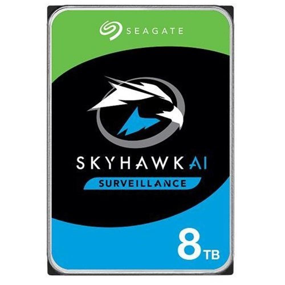 98001 Seagate 8TB ST8000VE001 Skyhawk 256MB 3.5” SATA 3 7200Rpm 7-24 (Koyuncu Distiribitör Ürünü) - Görsel 1