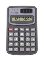 CSL CS-888 8 Hane Cep Tipi Hesap Makinesi - Görsel 2