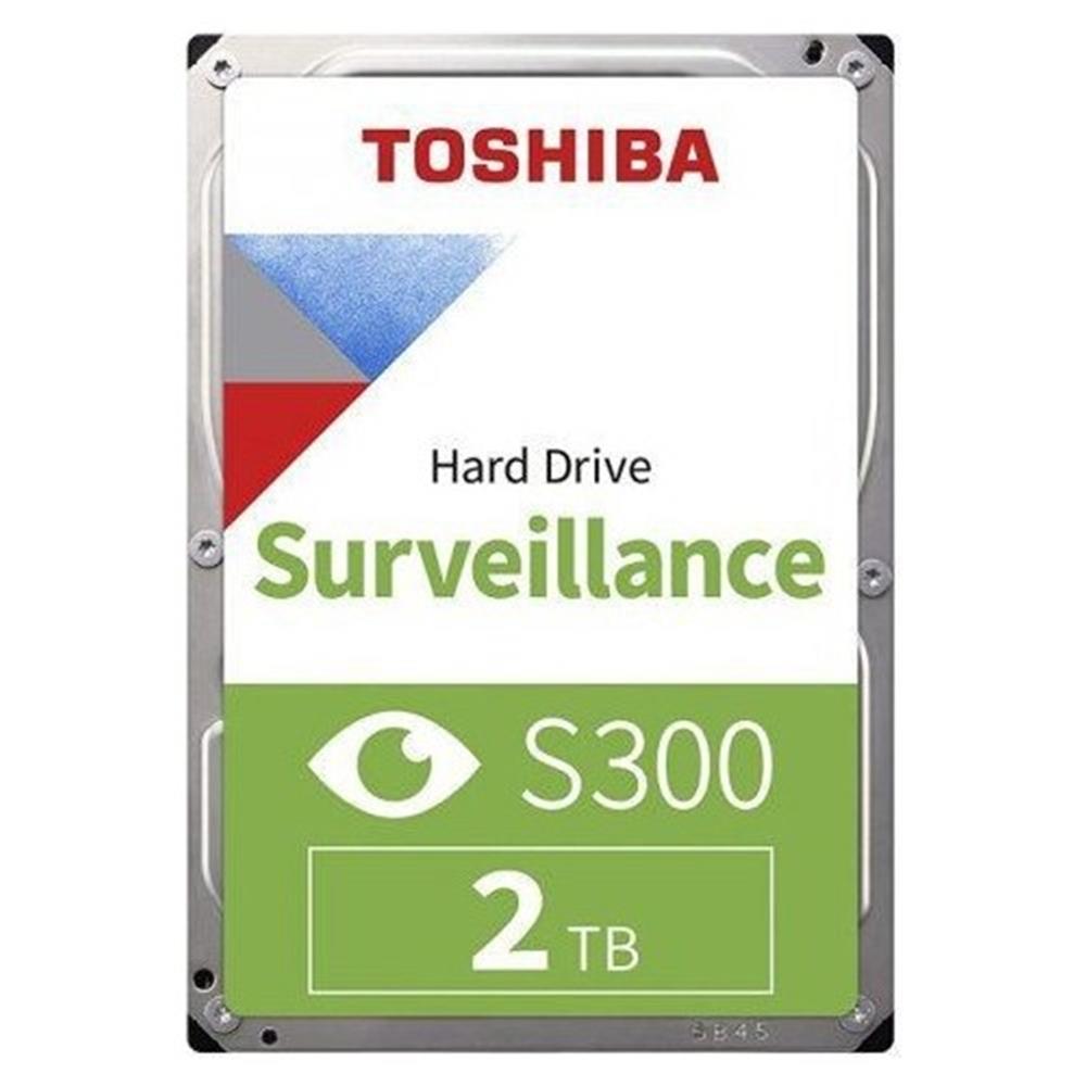 98307 Toshiba 2TB HDWT720UZSVA S300 5400 Sata3 128M 7-24 Güvenlik Harddisk - Görsel 1