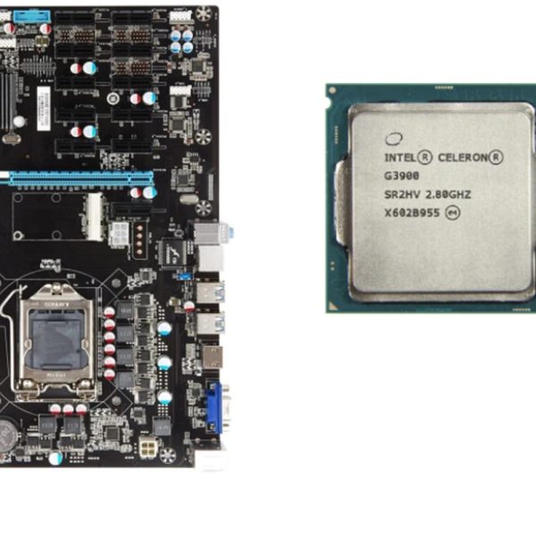 Esonic B250 BTC Gladiator 12li Anakart + G3900 İşlemci Mining Anakart